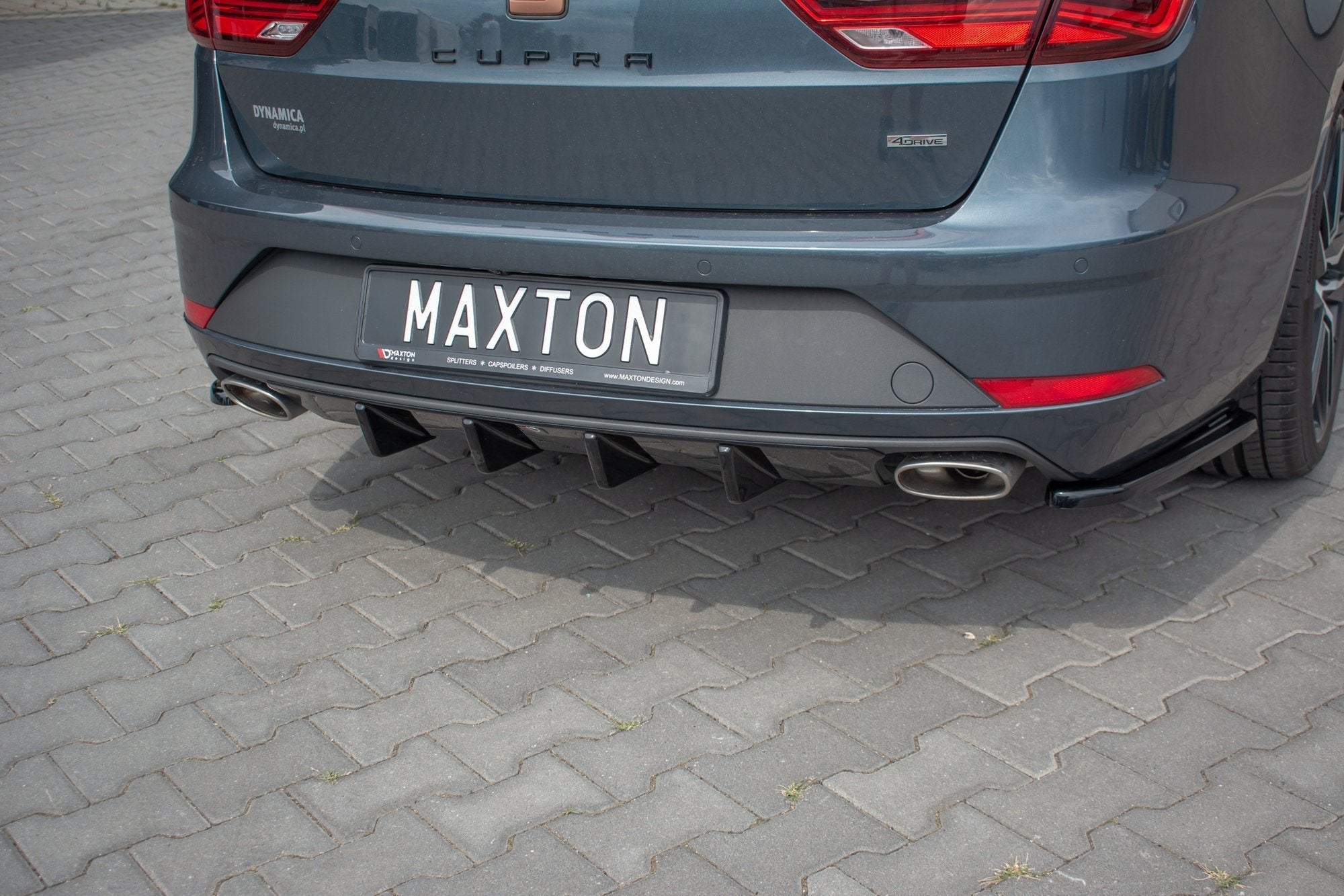 Prelungire difuzor bara spate Seat Leon Mk3 Cupra ST Facelift 2017- v11 - Maxton Design