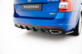 Prelungire difuzor bara spate Skoda Octavia Mk3 RS 2013- v5 - Maxton Design