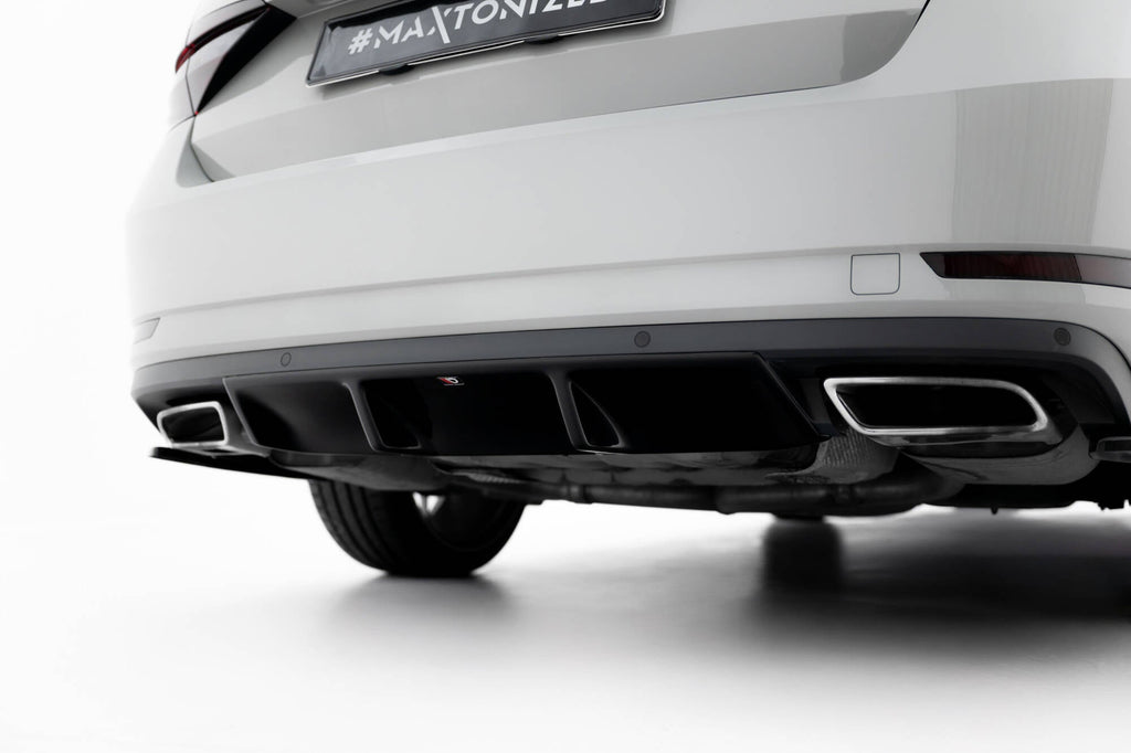 Prelungire difuzor bara spate Skoda Superb Mk3 2015- v2 - Maxton Design