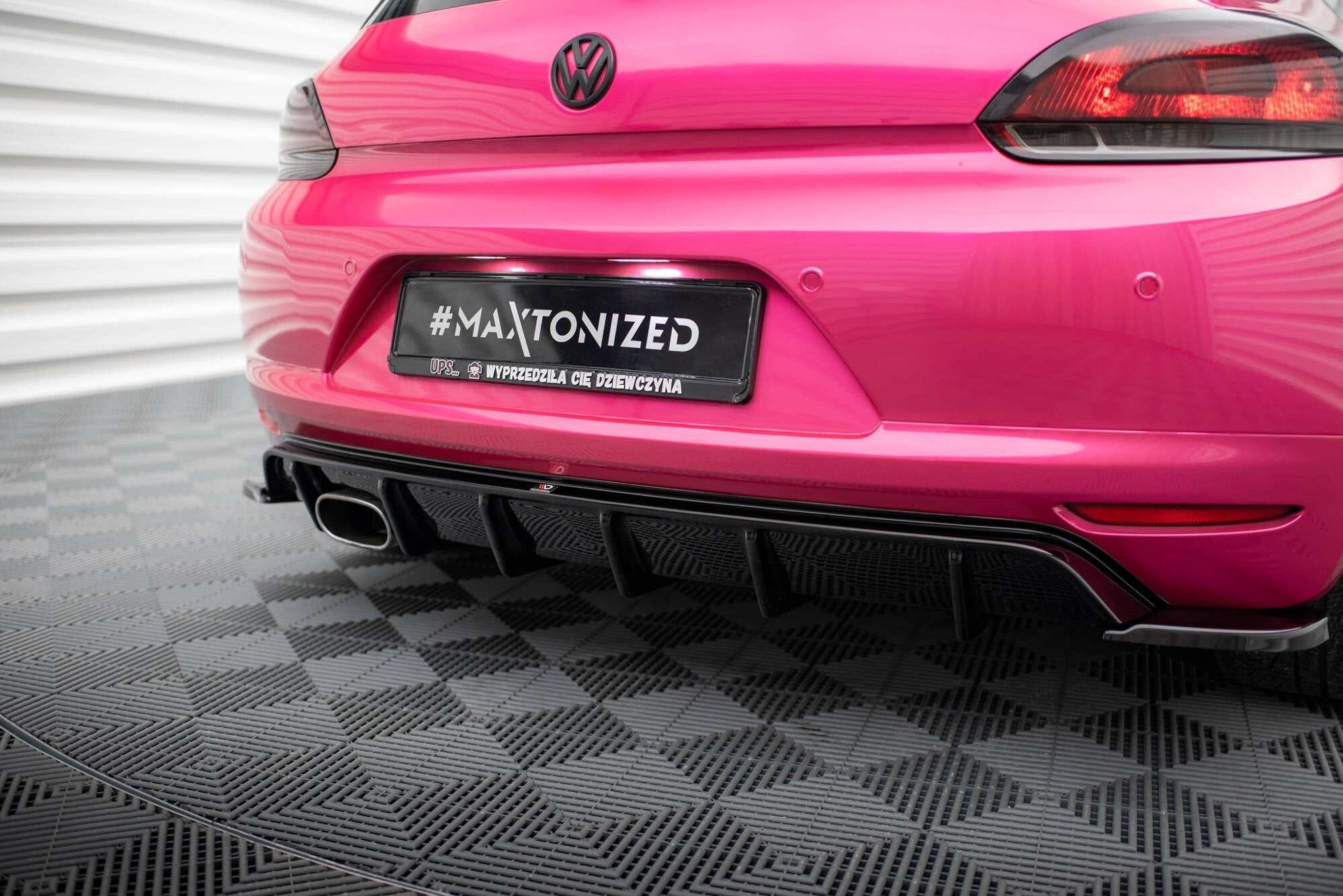 Prelungire difuzor bara spate Volkswagen Scirocco Mk3 2008-2014 v16 - Maxton Design