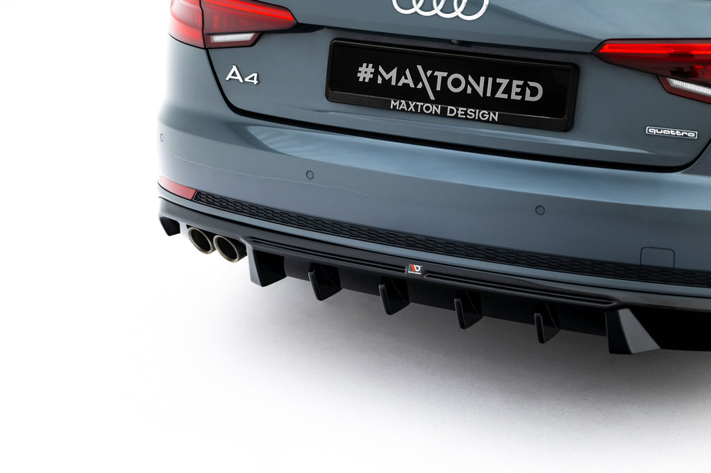 Prelungire difuzor bara spate Audi A4 S-Line Sedan / Avant B9 2015-2019 v37 - Maxton Design