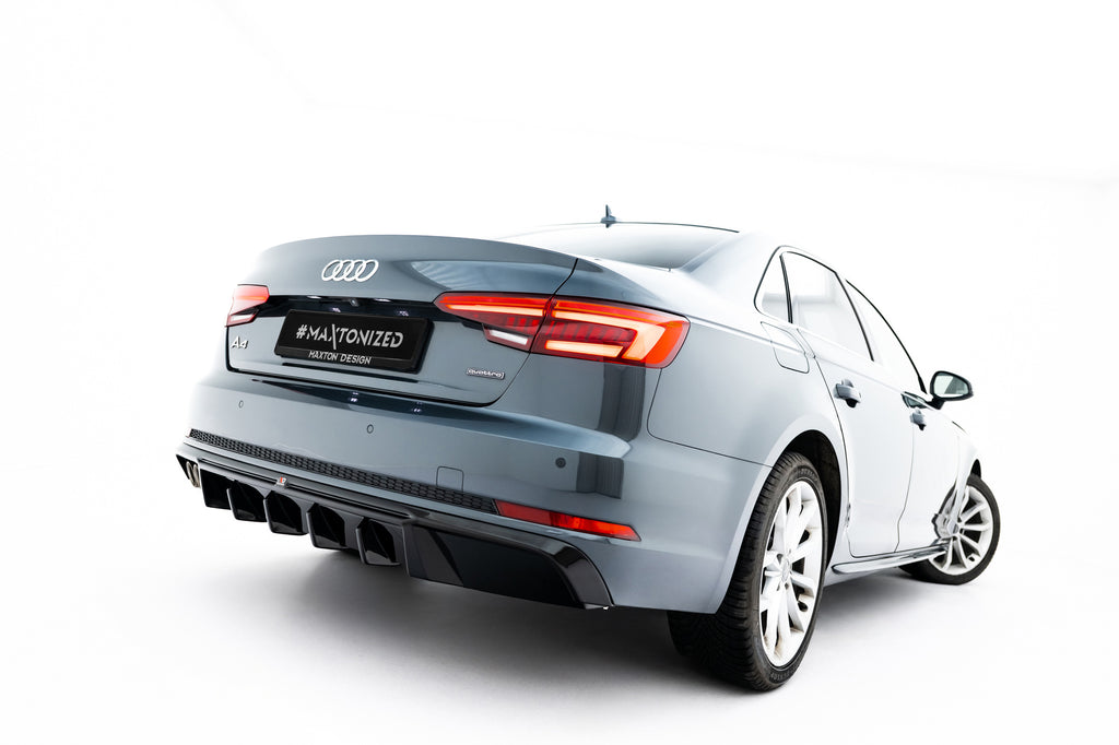 Prelungire difuzor bara spate Audi A4 S-Line Sedan / Avant B9 2015-2019 v37 - Maxton Design