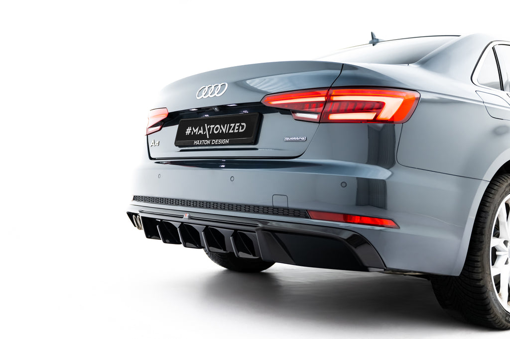 Prelungire difuzor bara spate Audi A4 S-Line Sedan / Avant B9 2015-2019 v37 - Maxton Design