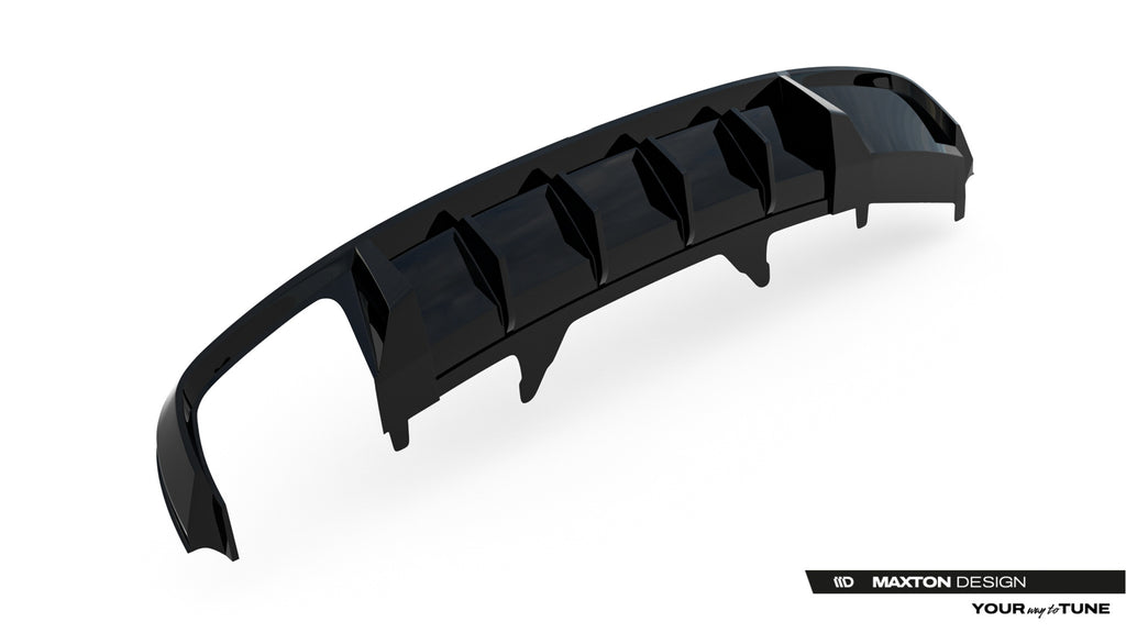 Prelungire difuzor bara spate Audi A4 S-Line Sedan / Avant B9 2015-2019 v37 - Maxton Design