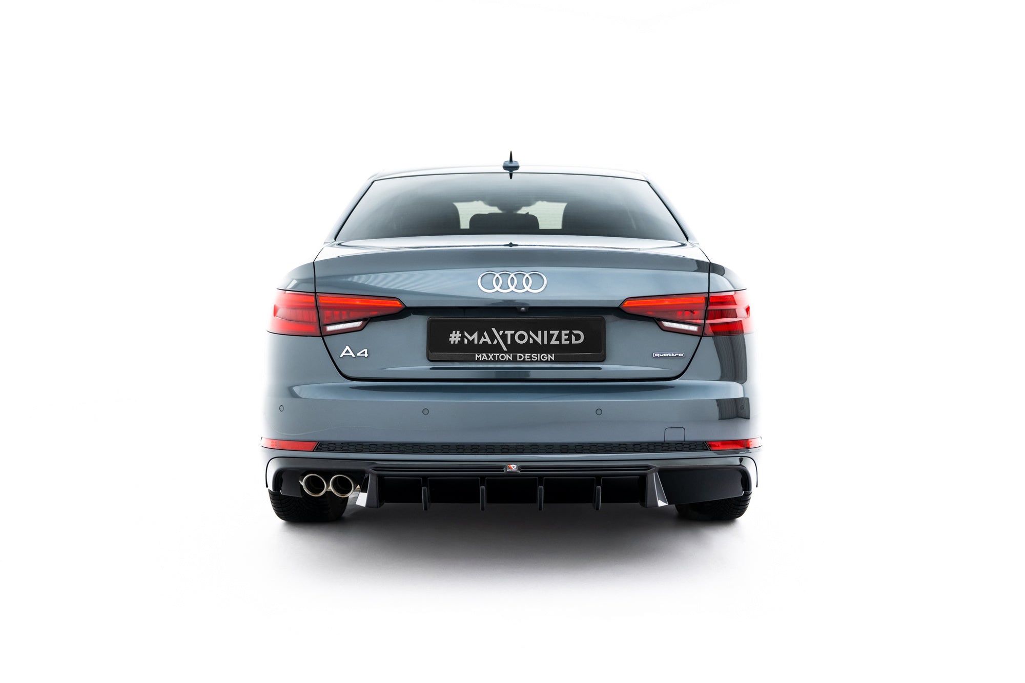 Prelungire difuzor bara spate Audi A4 S-Line Sedan / Avant B9 2015-2019 v37 - Maxton Design
