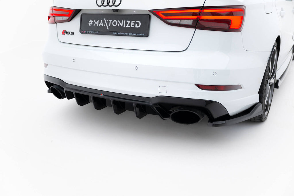 Prelungire difuzor bara spate Audi RS3 Sedan 8V Facelift 2016-2020 v68 - Maxton Design