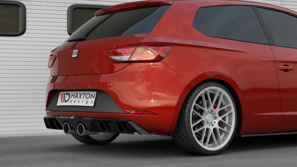 Prelungire difuzor bara spate Seat Leon Mk3 Cupra Facelift 2017- v8 - Maxton Design
