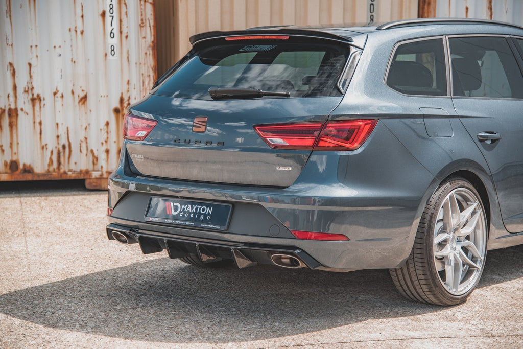 Prelungire difuzor bara spate Seat Leon Cupra ST Mk3 Facelift 2017-2019 v13 - Maxton Design