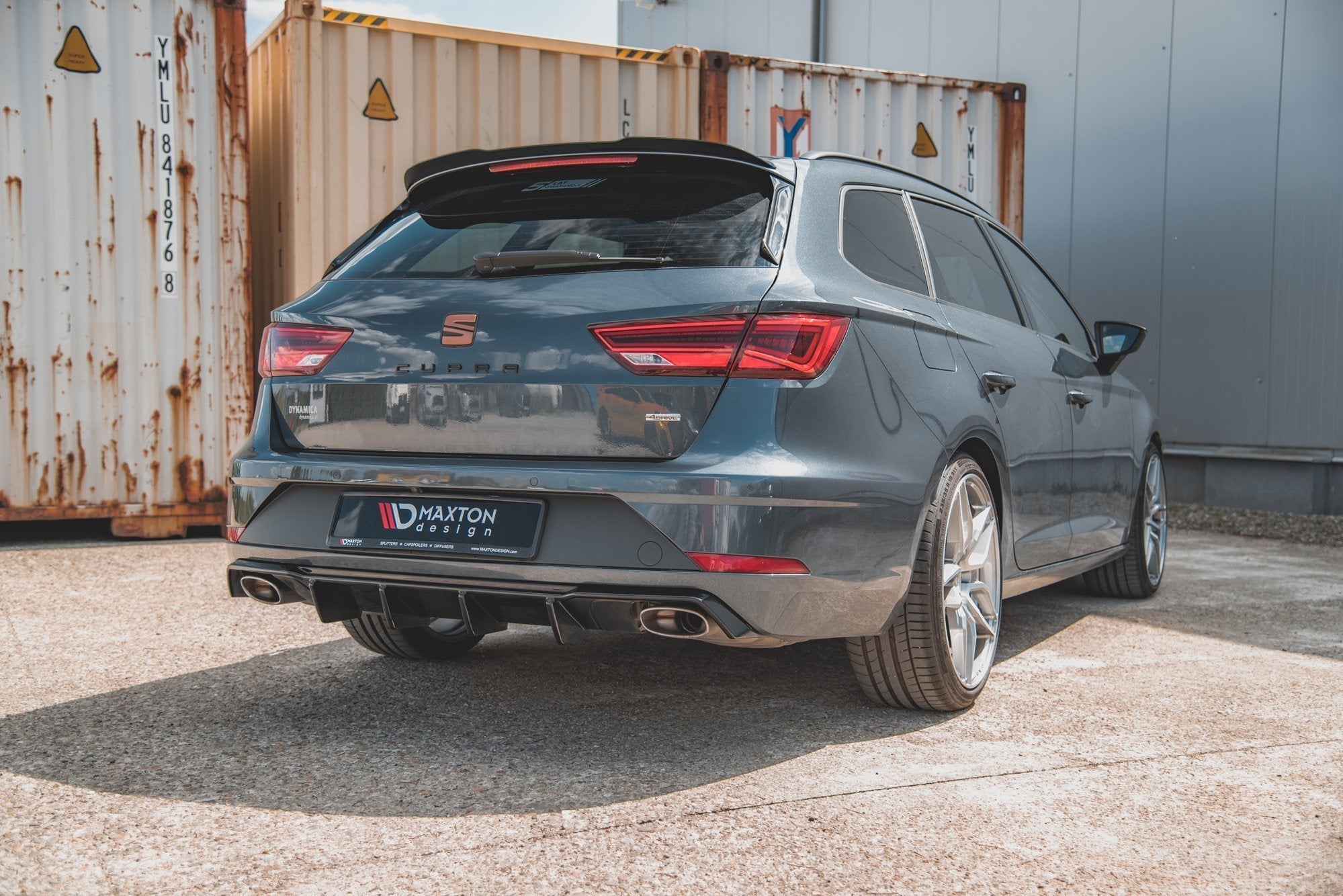 Prelungire difuzor bara spate Seat Leon Cupra ST Mk3 Facelift 2017-2019 v13 - Maxton Design