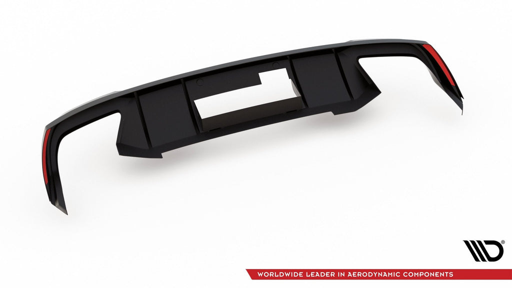 Prelungire difuzor bara spate Skoda Octavia Mk3 RS Hatchback Estate 2013-2019 v6 - Maxton Design