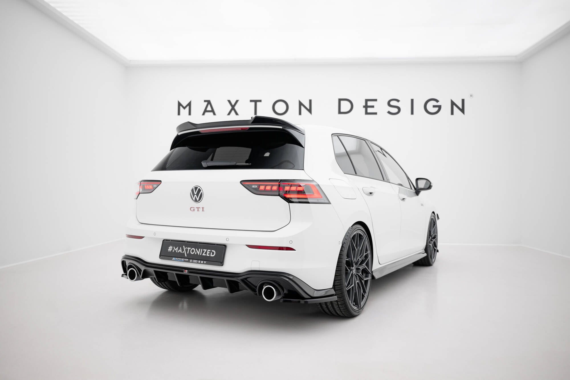 Prelungire difuzor bara spate Volkswagen Golf 8 GTI 2020- v12 - Maxton Design