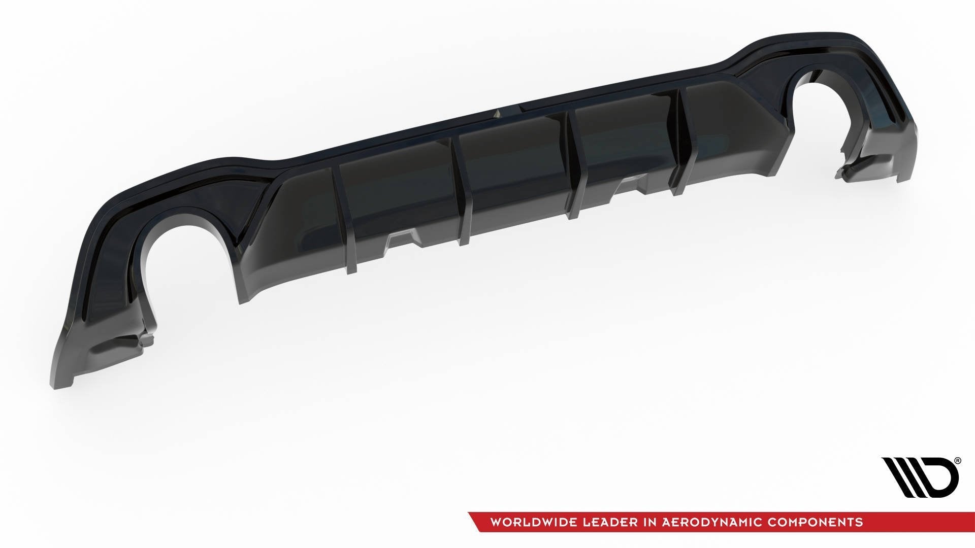 Prelungire difuzor bara spate Volkswagen Golf 8 GTI 2020- v12 - Maxton Design