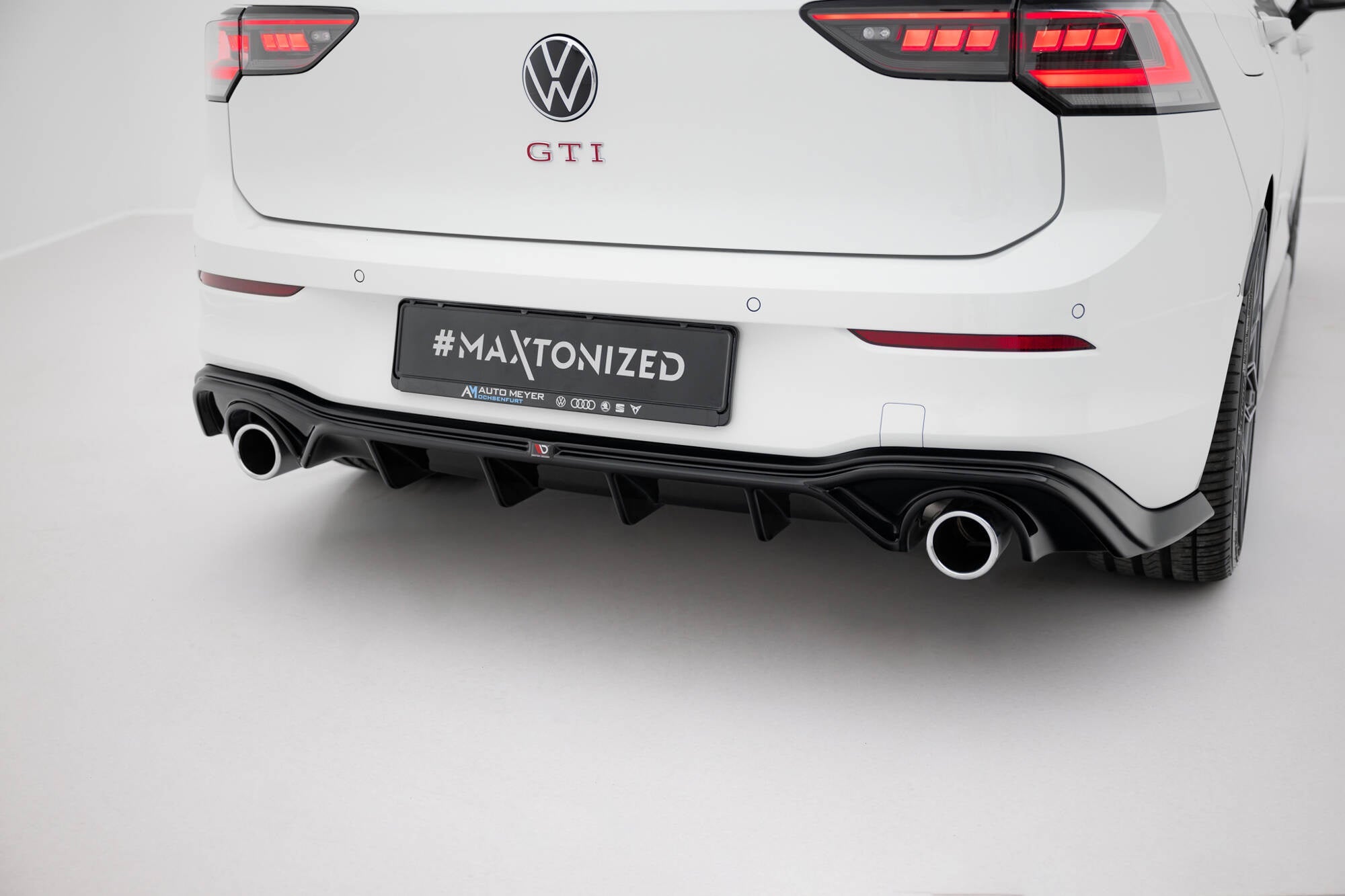 Prelungire difuzor bara spate Volkswagen Golf 8 GTI 2020- v12 - Maxton Design