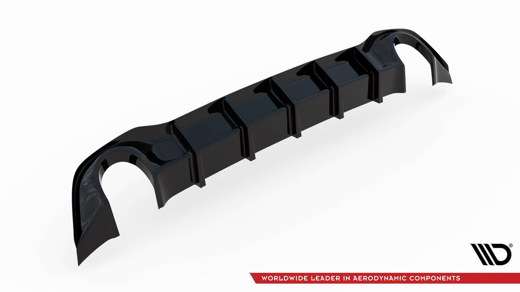 Prelungire difuzor bara spate Volkswagen Golf GTI Mk8 2020- v43 - Maxton Design