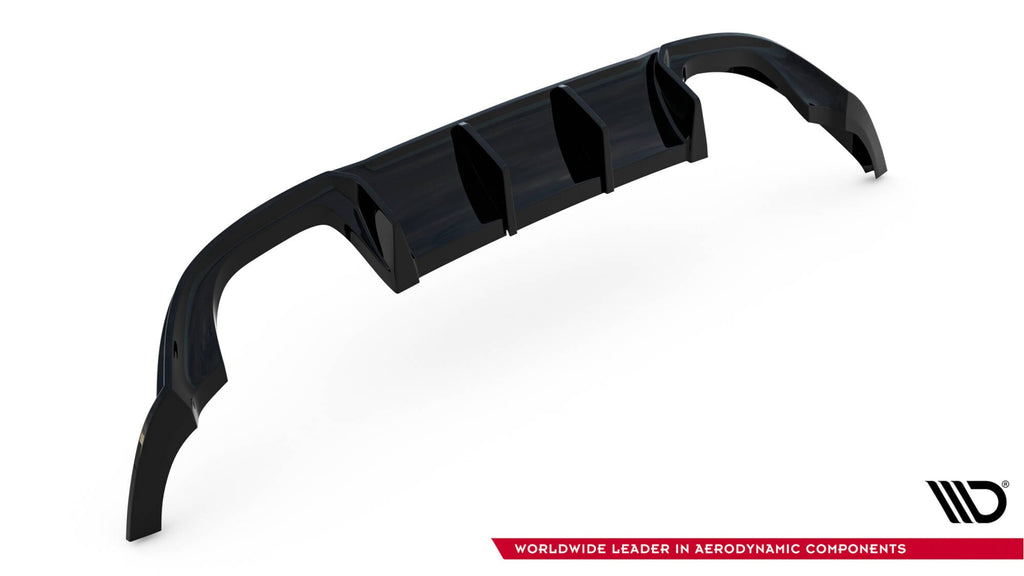 Prelungire difuzor bara spate Volkswagen Golf 7 R Facelift 2017-2019 v27 - Maxton Design