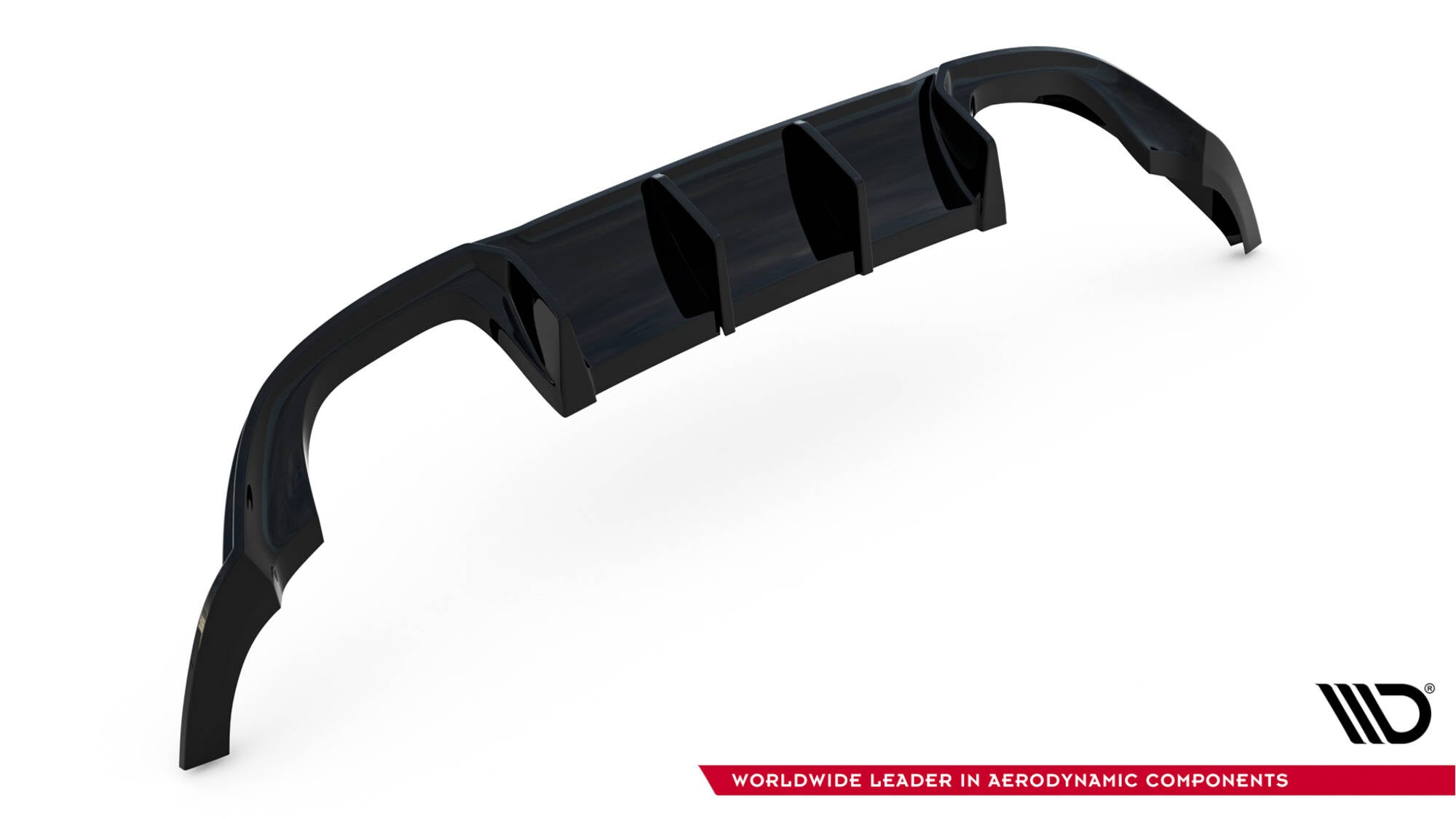 Prelungire difuzor bara spate Volkswagen Golf 7 R Facelift 2017-2019 v27 - Maxton Design