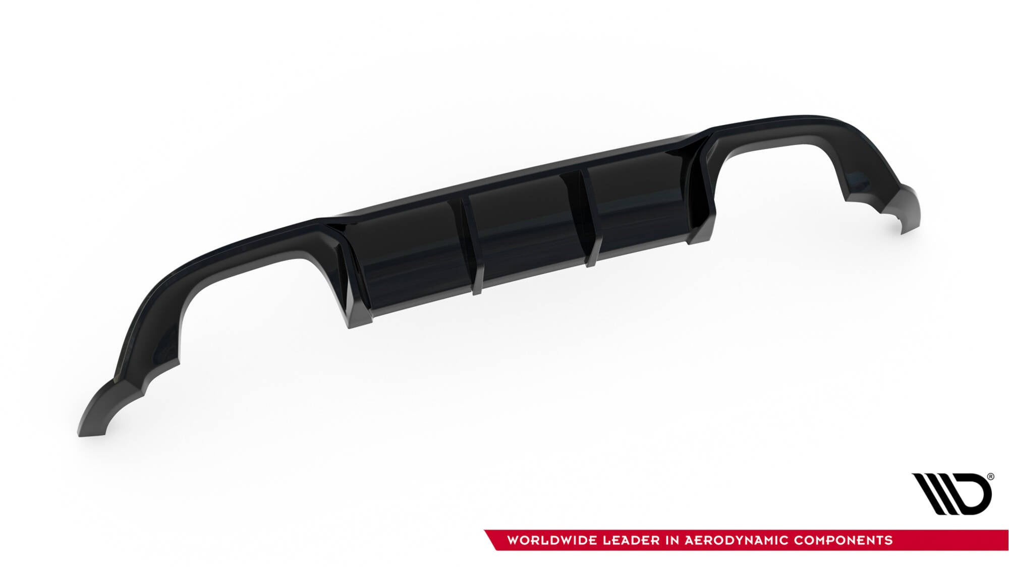 Prelungire difuzor bara spate Volkswagen Golf 7 R Facelift 2017-2019 v27 - Maxton Design