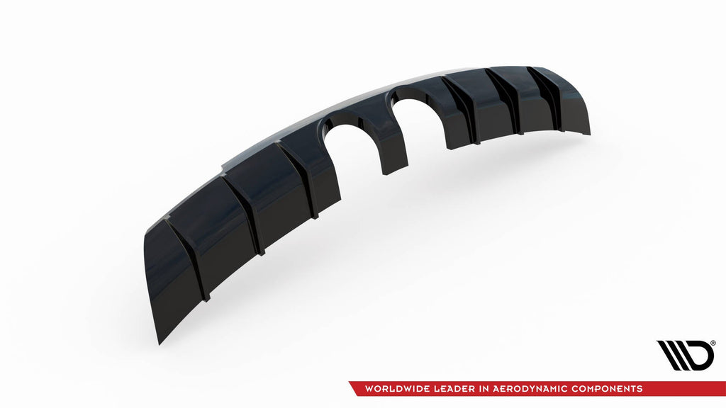 Prelungire difuzor bara spate Volkswagen Scirocco R Mk3 2011-2014 v12 - Maxton Design