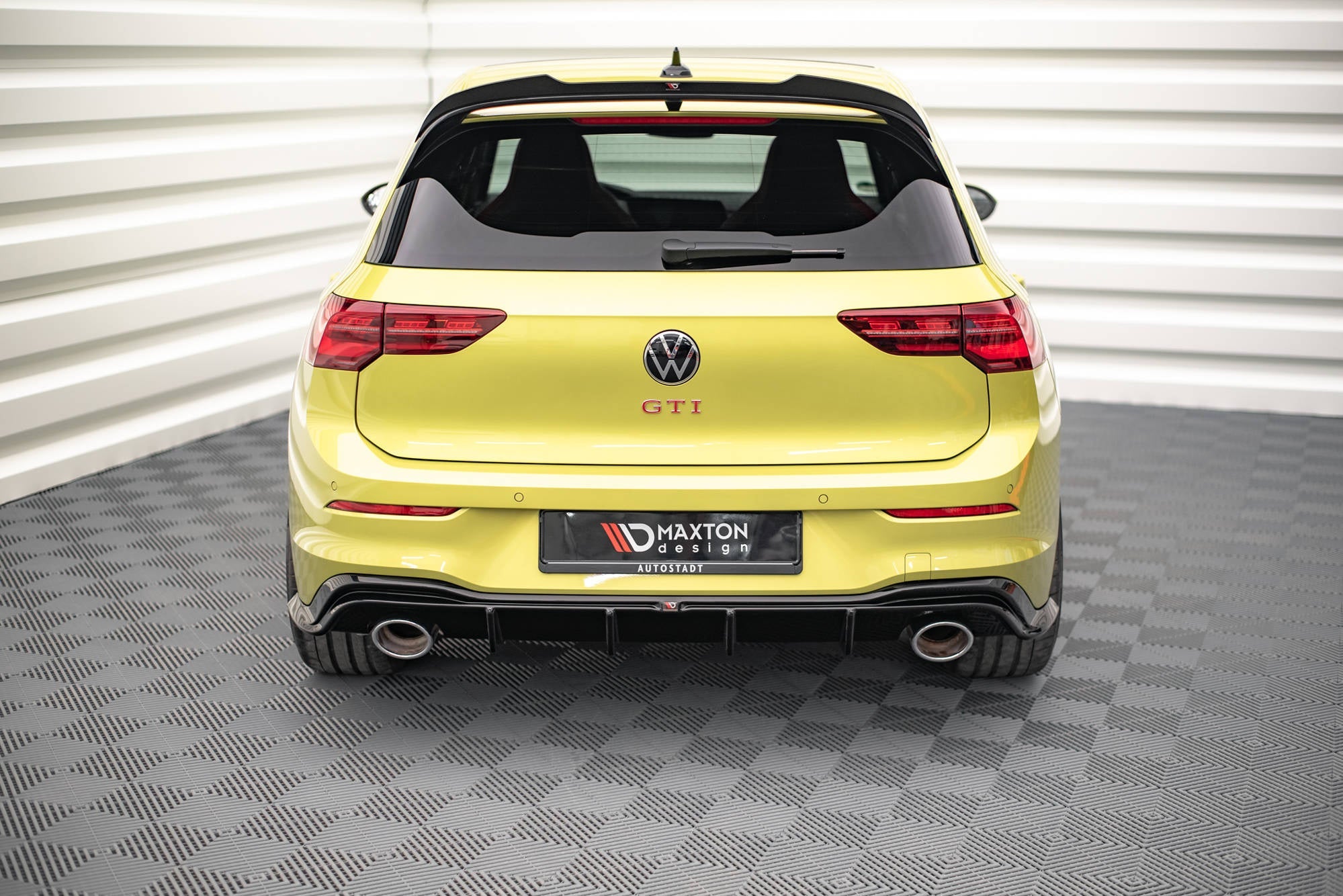 Prelungire difuzor bara spate Volkswagen Golf 8 GTI Clubsport 2020- v38 - Maxton Design