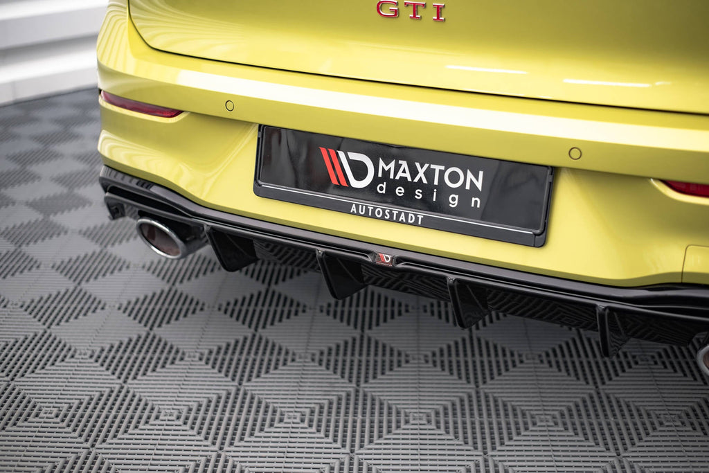 Prelungire difuzor bara spate Volkswagen Golf 8 GTI Clubsport 2020- v38 - Maxton Design