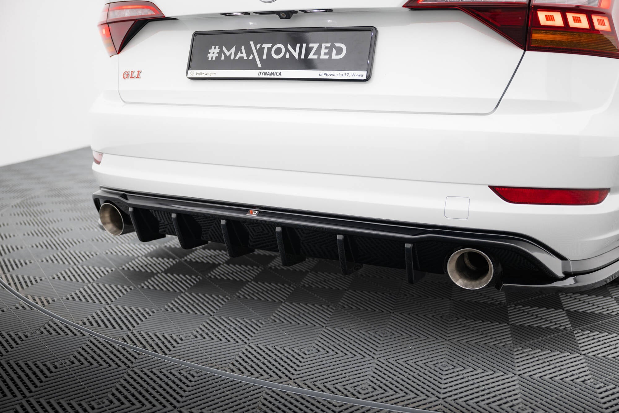 Prelungire difuzor bara spate Volkswagen Jetta GLI Mk7 2018-2021 v4 - Maxton Design