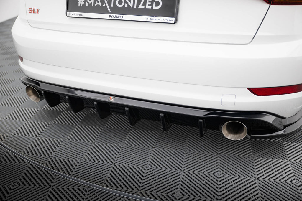 Prelungire difuzor bara spate Volkswagen Jetta GLI Mk7 2018-2021 v4 - Maxton Design