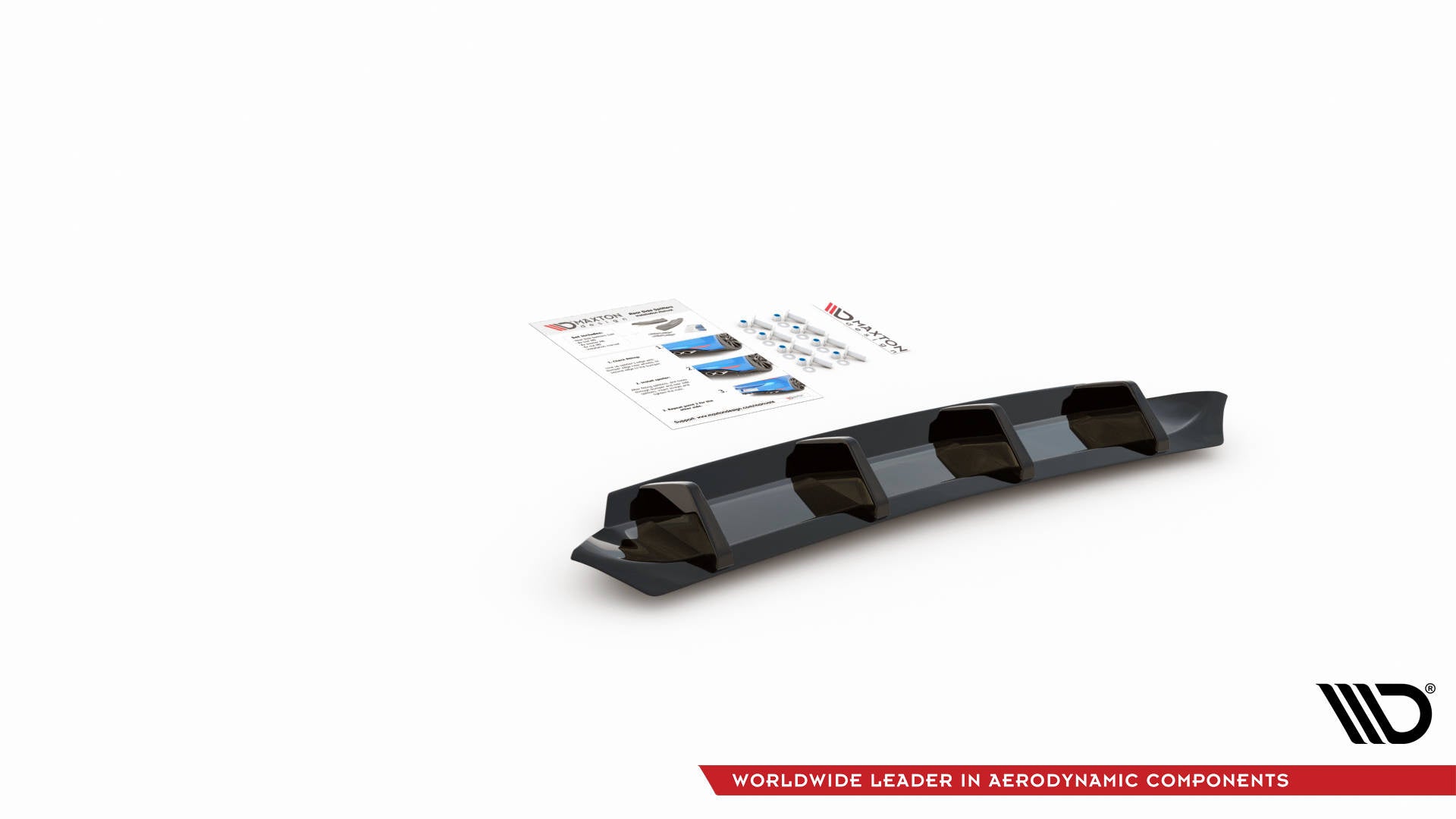Prelungire difuzor bara spate Volkswagen Passat B8 Facelift 2019- v8 - Maxton Design