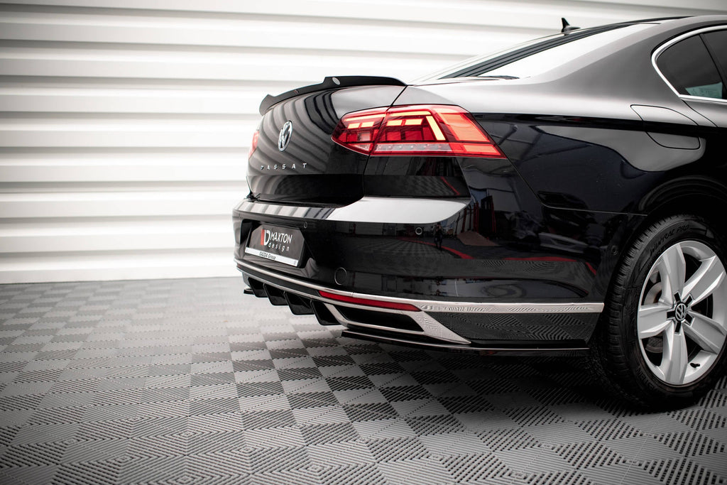 Prelungire difuzor bara spate Volkswagen Passat B8 Facelift 2019- v8 - Maxton Design