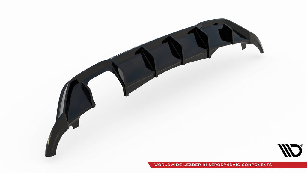 Prelungire difuzor bara spate Volkswagen Polo GTI Mk6 Facelift 2021- v12 - Maxton Design
