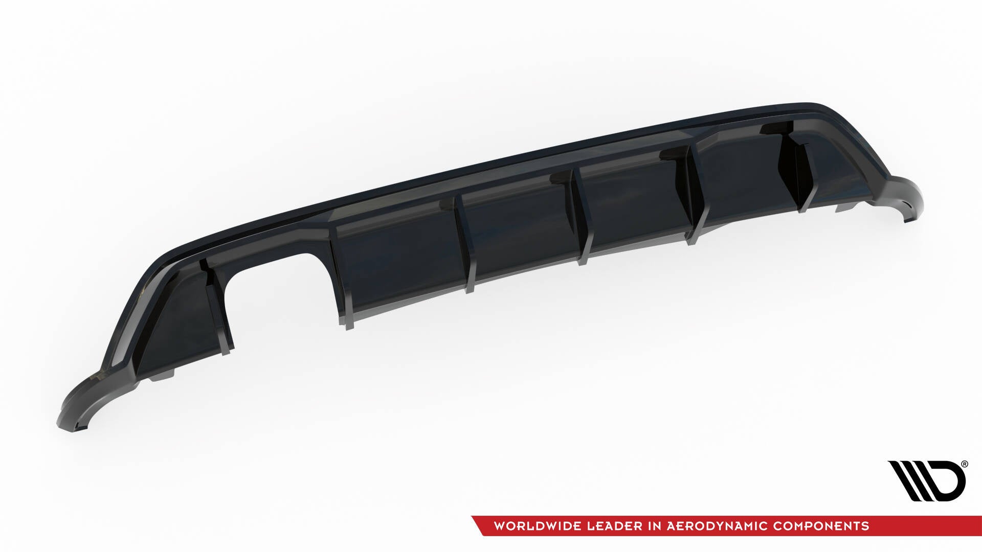 Prelungire difuzor bara spate Volkswagen Polo GTI Mk6 Facelift 2021- v12 - Maxton Design