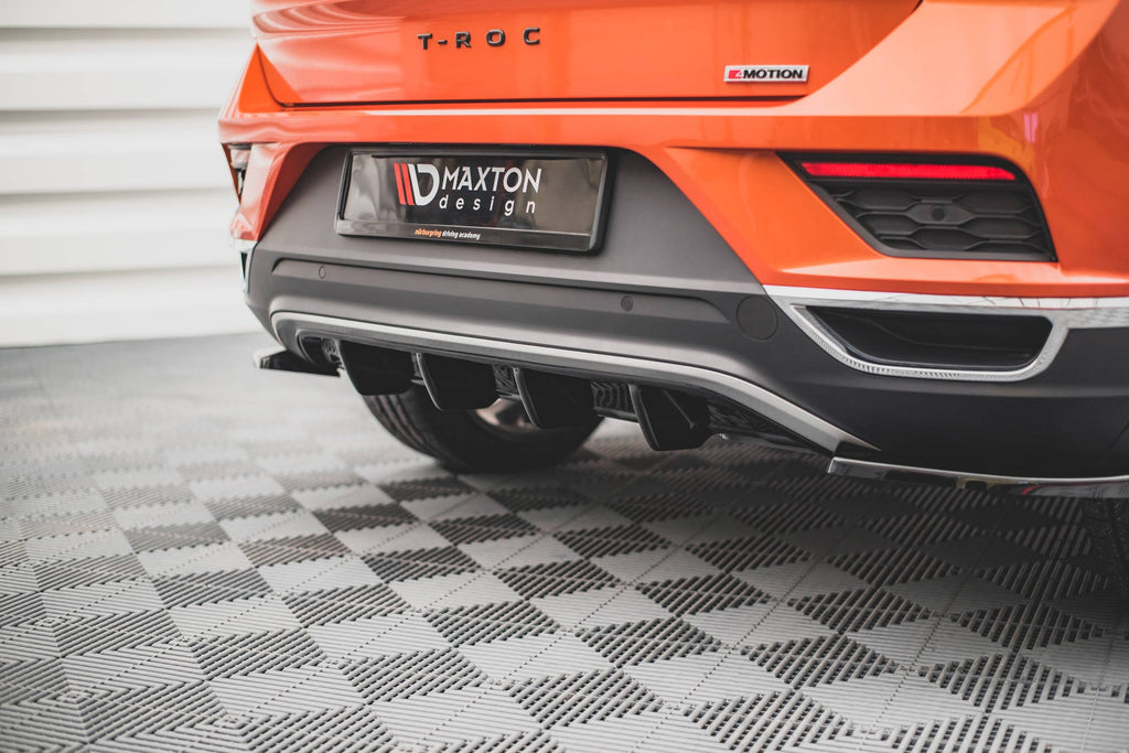 Prelungire difuzor bara spate Volkswagen T-Roc Mk1 2017- v1 - Maxton Design