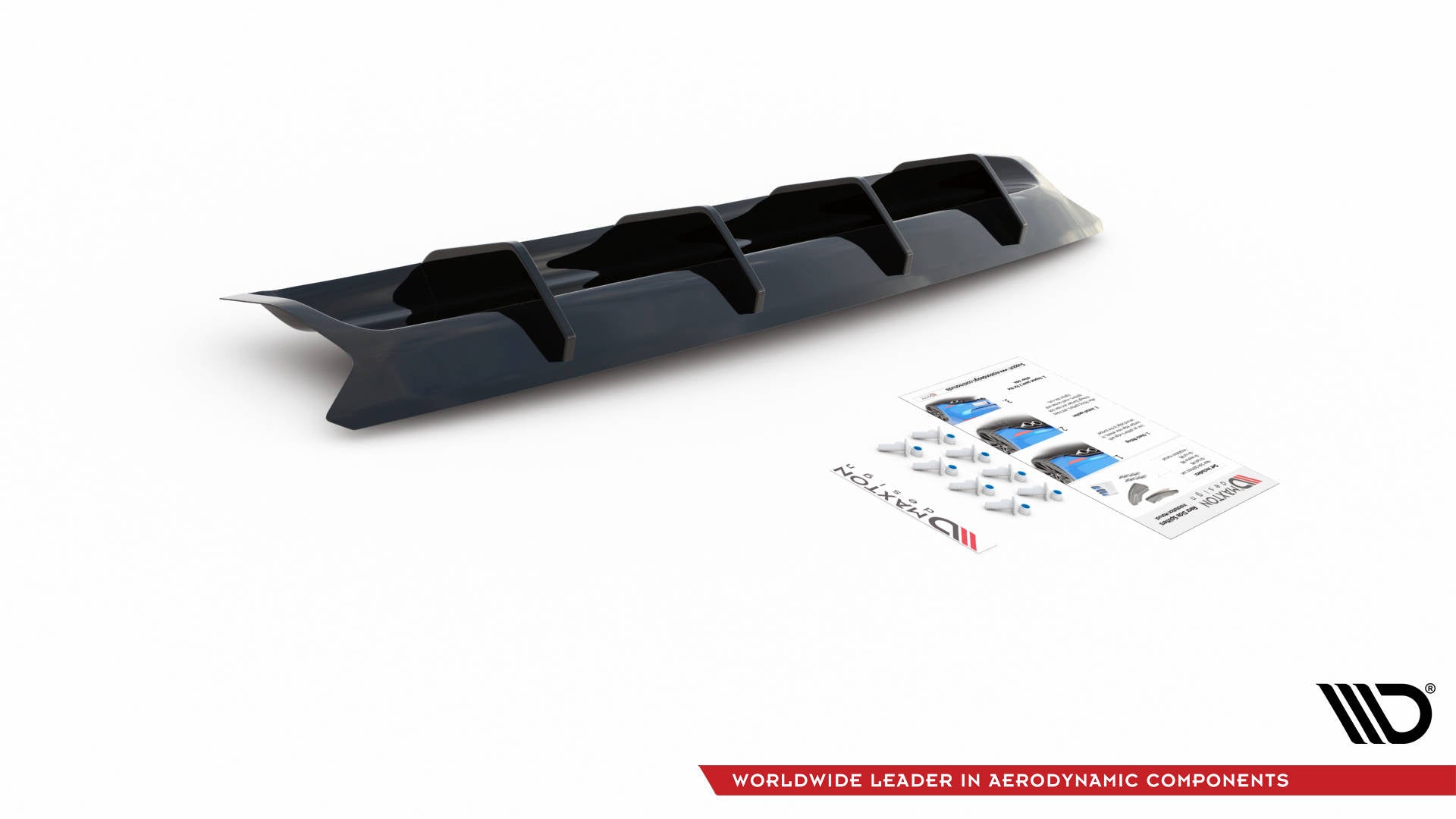 Prelungire difuzor bara spate Volkswagen Touareg R-Line Mk3 2018- v1 - Maxton Design
