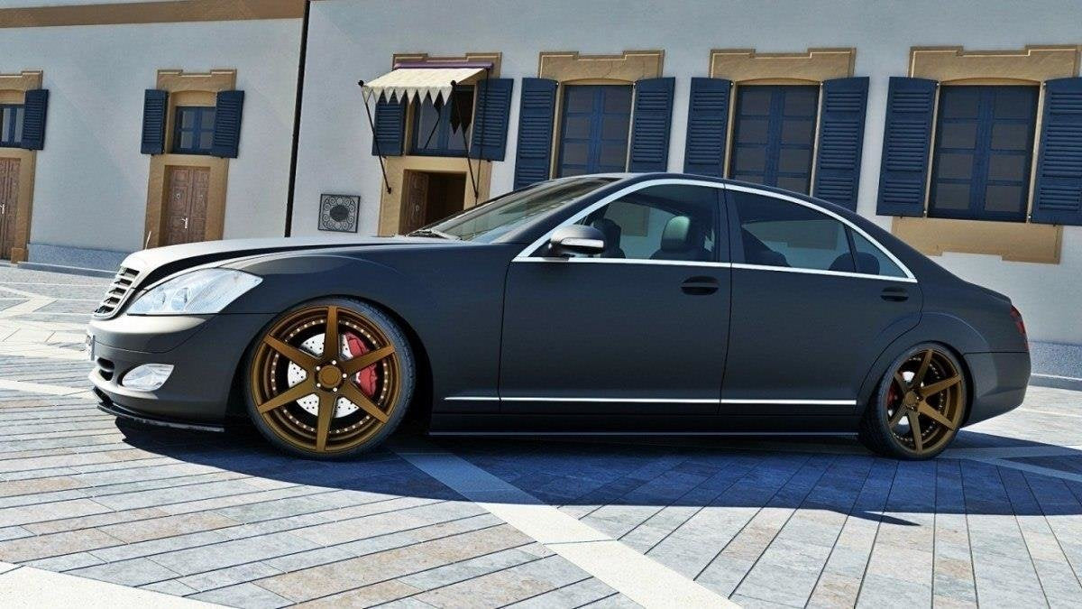 Praguri Mercedes S Class W221 2005-2013 v1 - Maxton Design