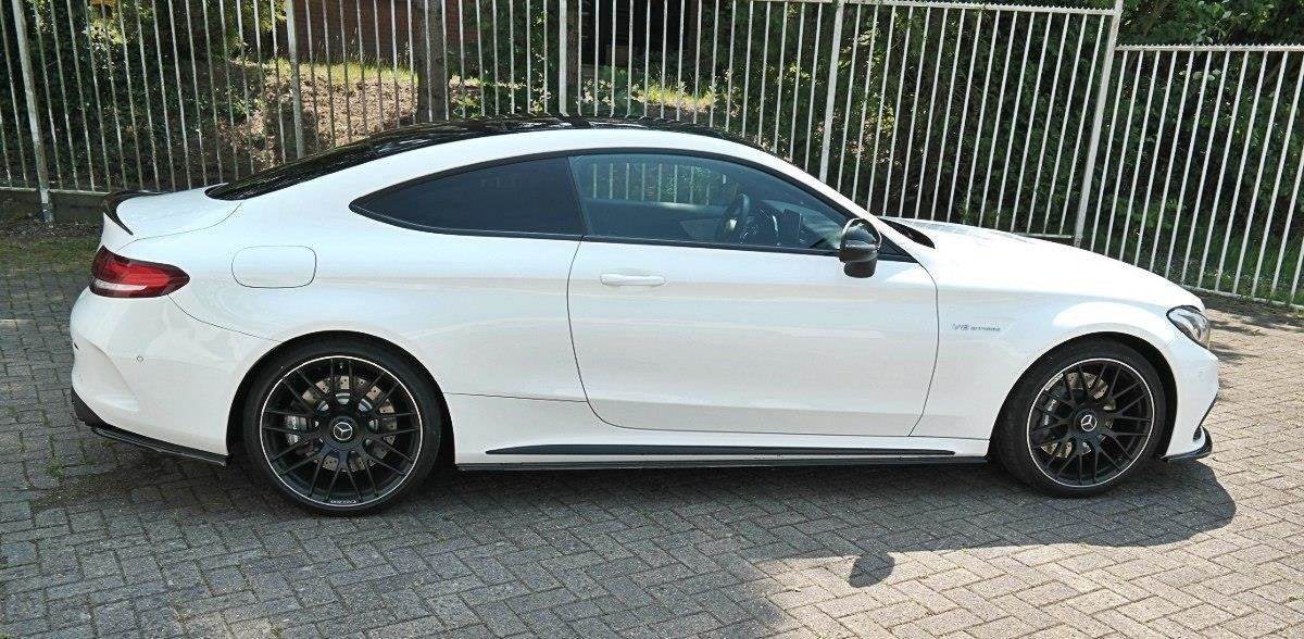 Praguri Mercedes C Class C205 63AMG Coupe 2016-2018 v1 - Maxton Design
