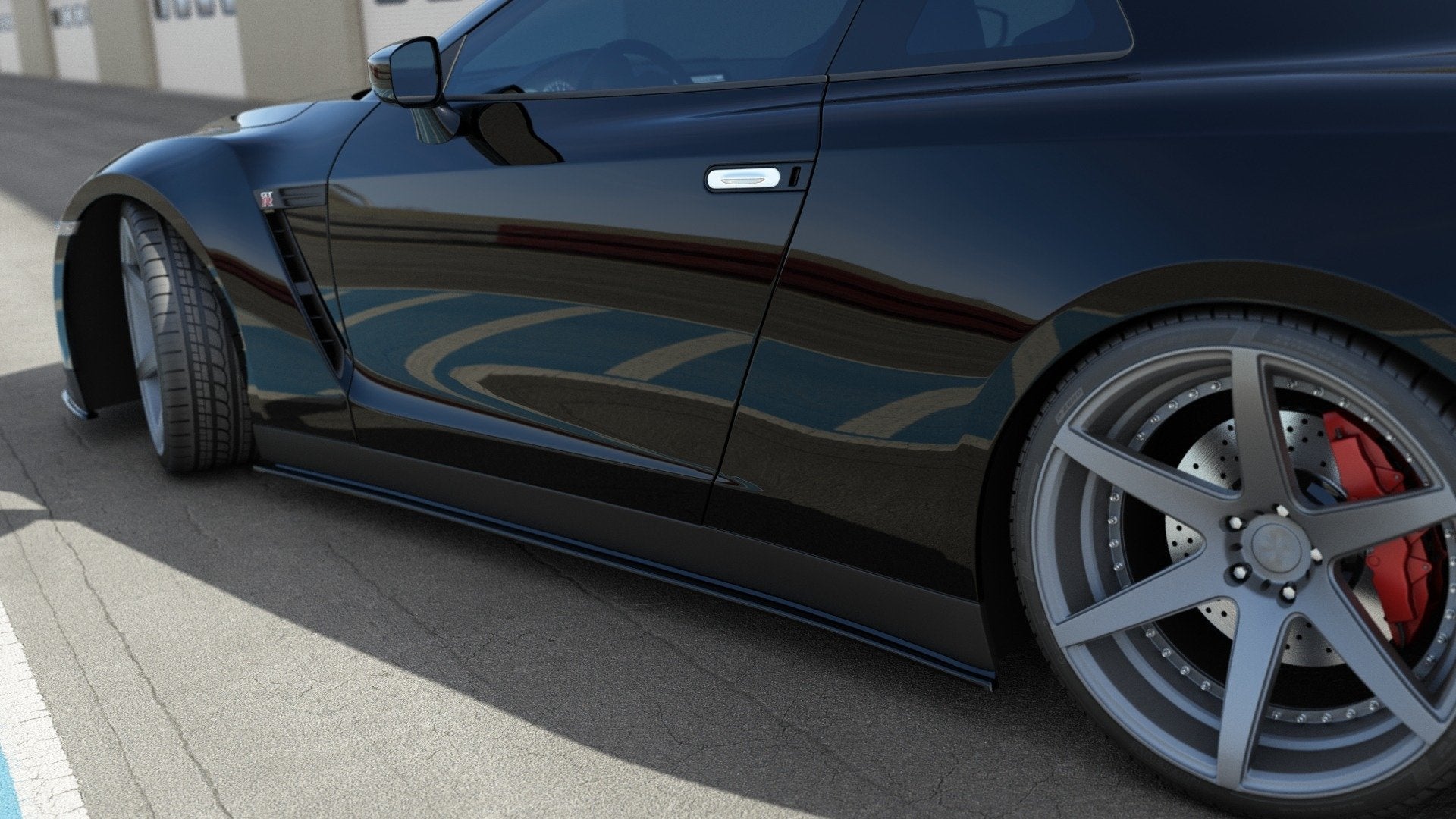 Praguri Nissan GT-R Coupe R35-Series 2007-2010 v1 - Maxton Design