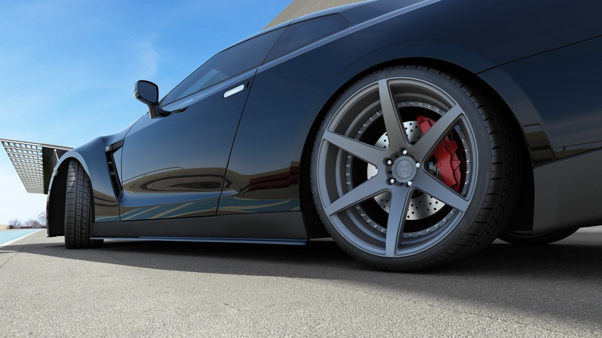 Praguri Nissan GT-R Coupe R35-Series 2007-2010 v1 - Maxton Design