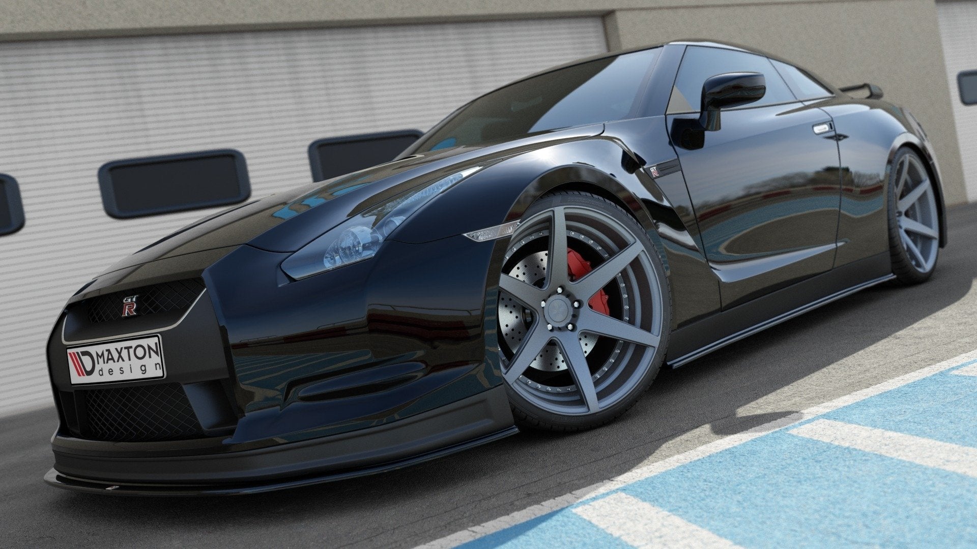 Praguri Nissan GT-R Coupe R35-Series 2007-2010 v1 - Maxton Design