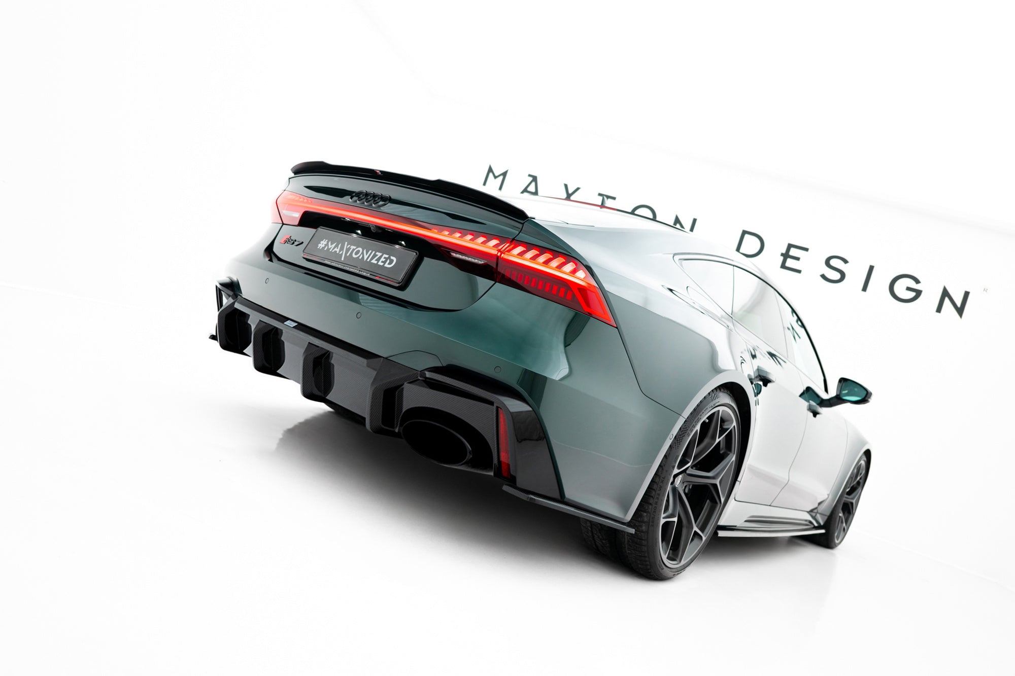 Pachet Exterior Prelungiri Body kit tuning Audi RS7 C8 2019-2023 v8 - Maxton Design