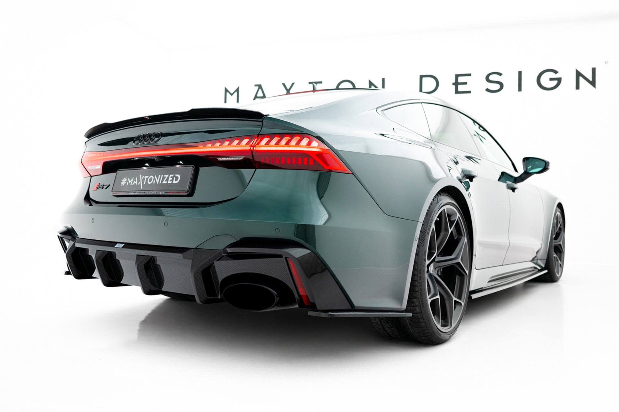 Pachet Exterior Prelungiri Body kit tuning Audi RS7 C8 2019-2023 v8 - Maxton Design