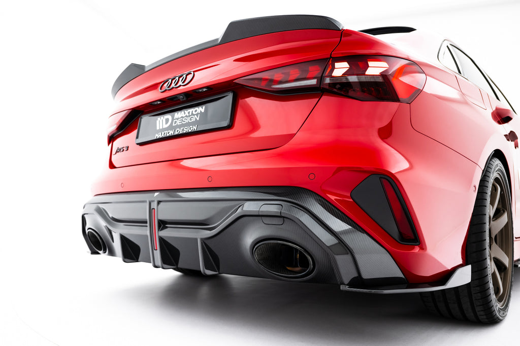 Pachet Exterior Prelungiri Body kit tuning Carbon Audi RS3 Sedan 8Y Facelift 2024- v14 - Maxton Design