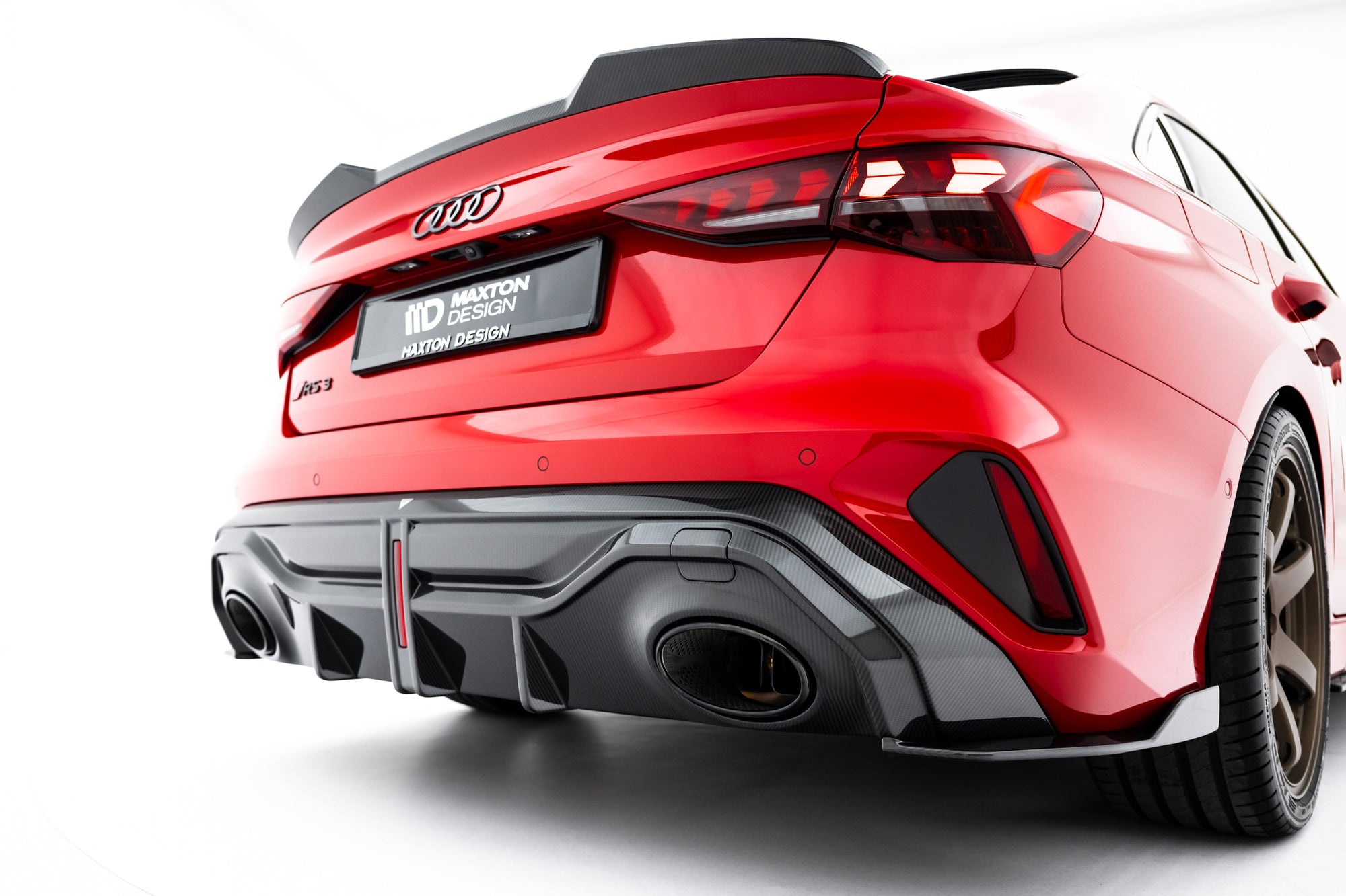 Pachet Exterior Prelungiri Body kit tuning Carbon Audi RS3 Sedan 8Y Facelift 2024- v14 - Maxton Design