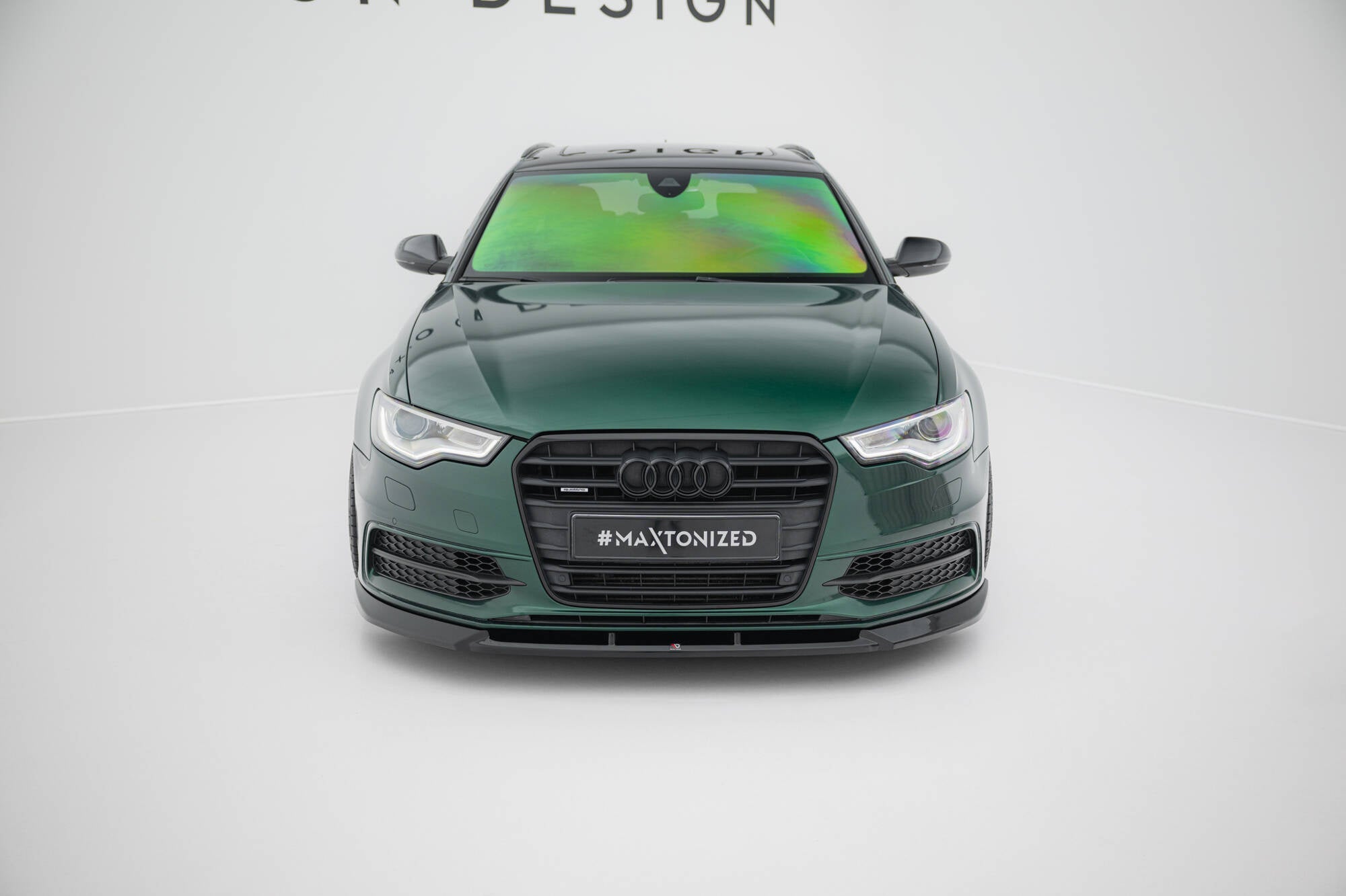 Pachet Set Splitter Exterior Prelungiri Body kit tuning Audi A6 S-line Avant C7 2011-2014 v14 - Maxton Design