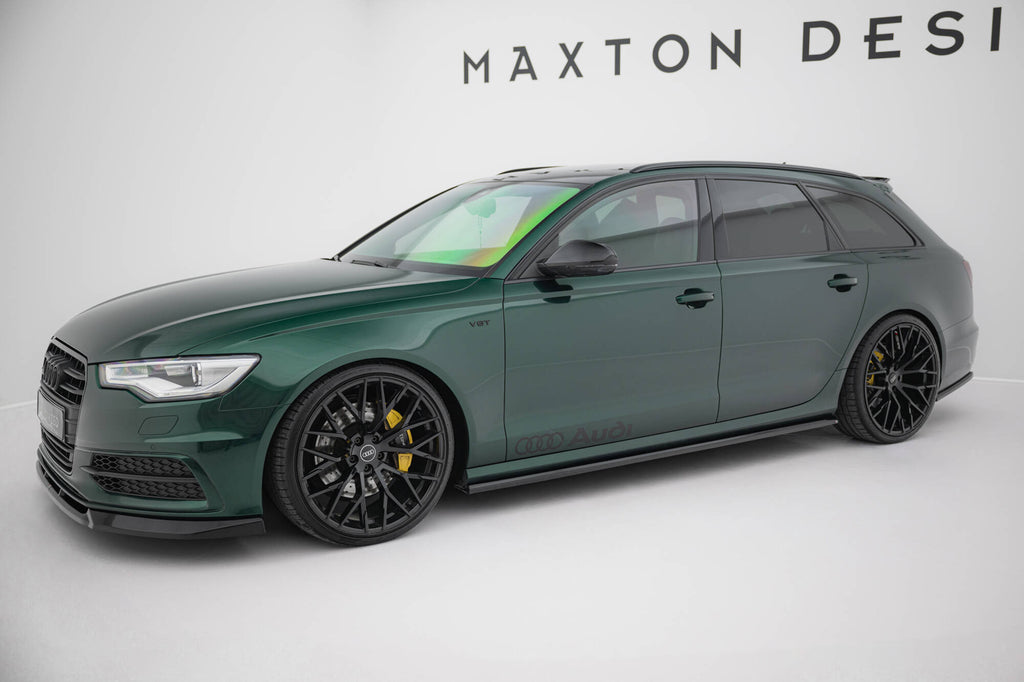 Pachet Set Splitter Exterior Prelungiri Body kit tuning Audi A6 S-line Avant C7 2011-2014 v14 - Maxton Design