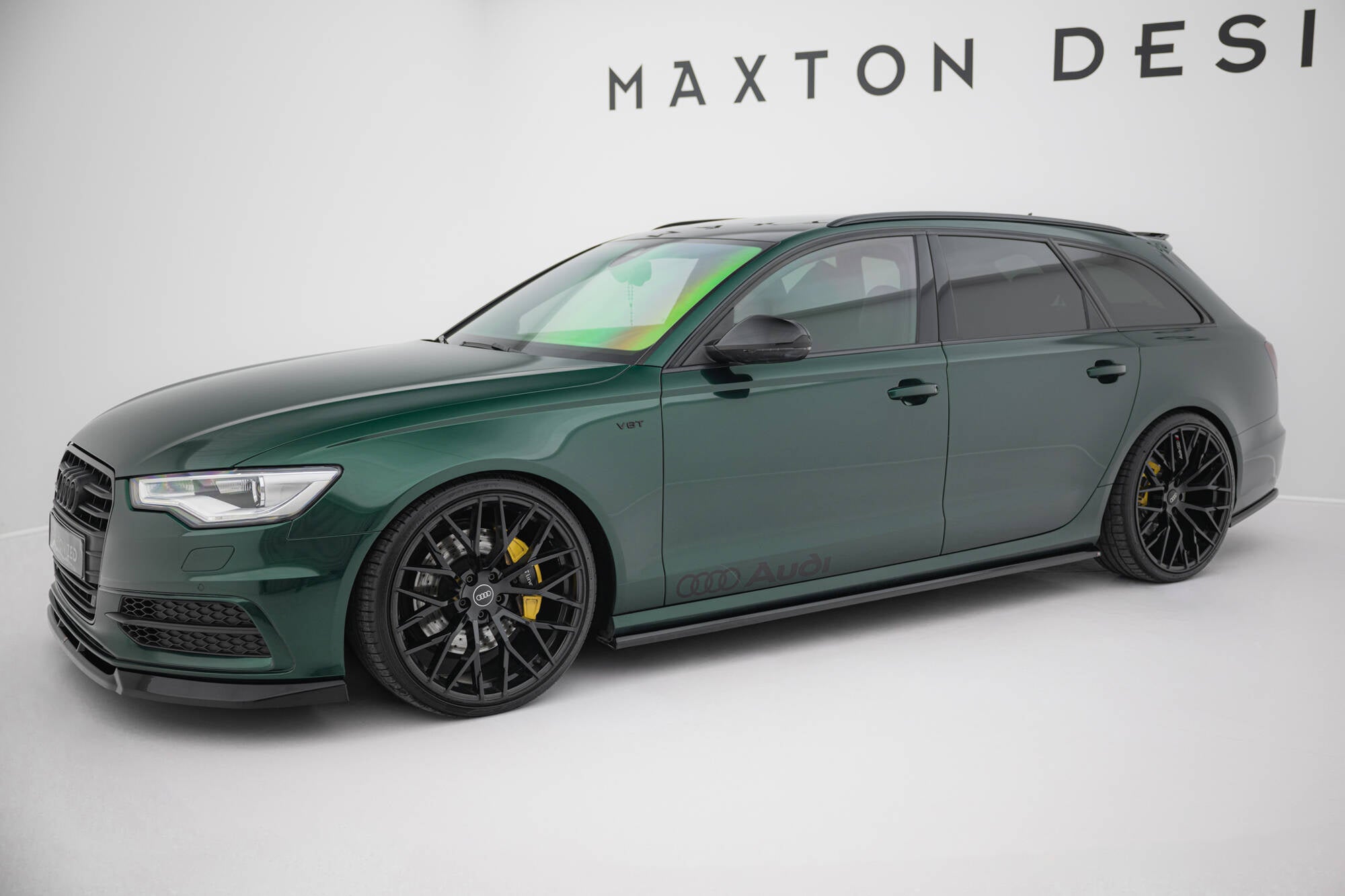 Pachet Set Splitter Exterior Prelungiri Body kit tuning Audi A6 S-line Avant C7 2011-2014 v14 - Maxton Design