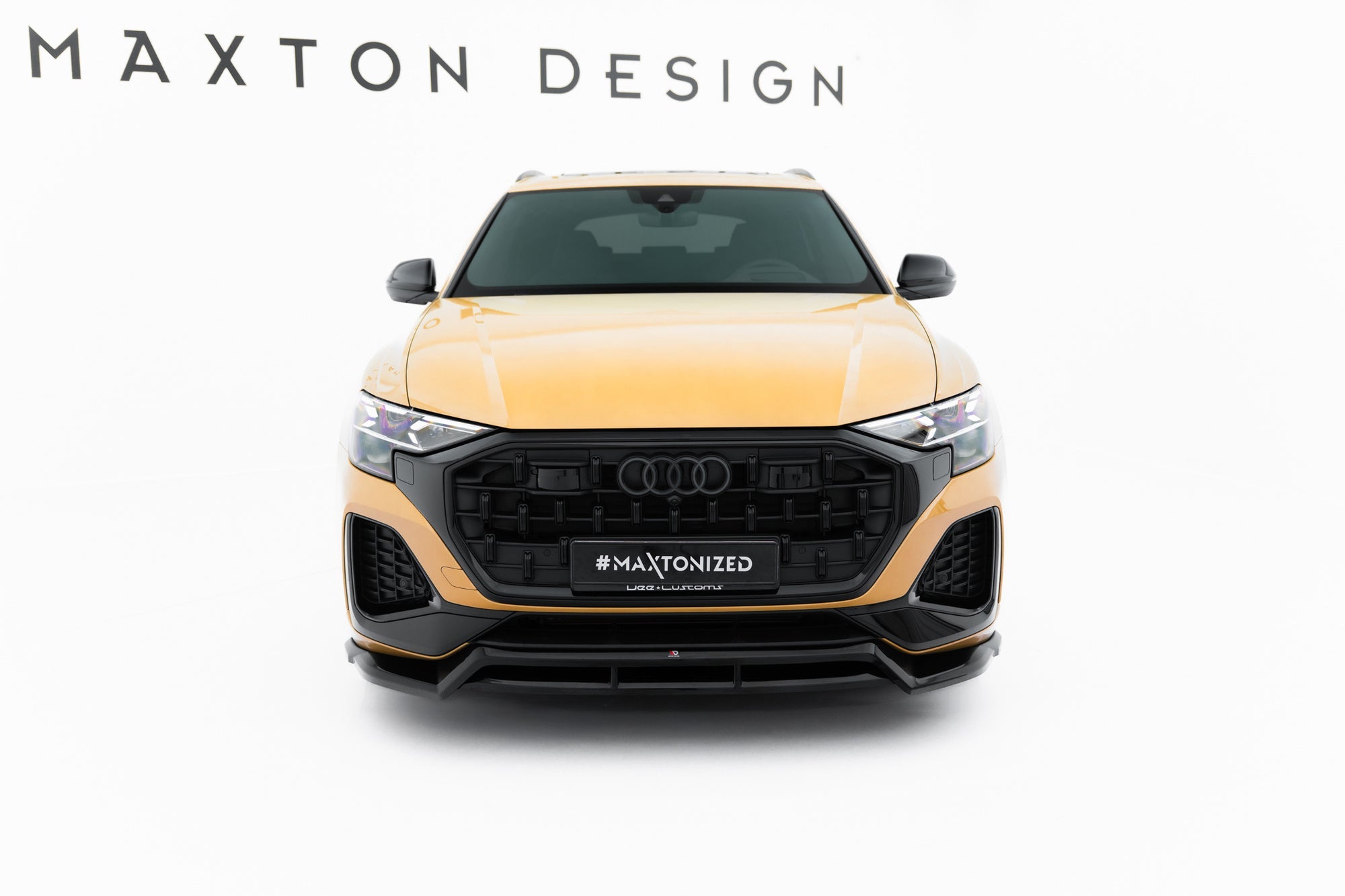 Pachet Set Splitter Exterior Prelungiri Body kit tuning Audi Q8 Mk1 Facelift 2023- v9 - Maxton Design