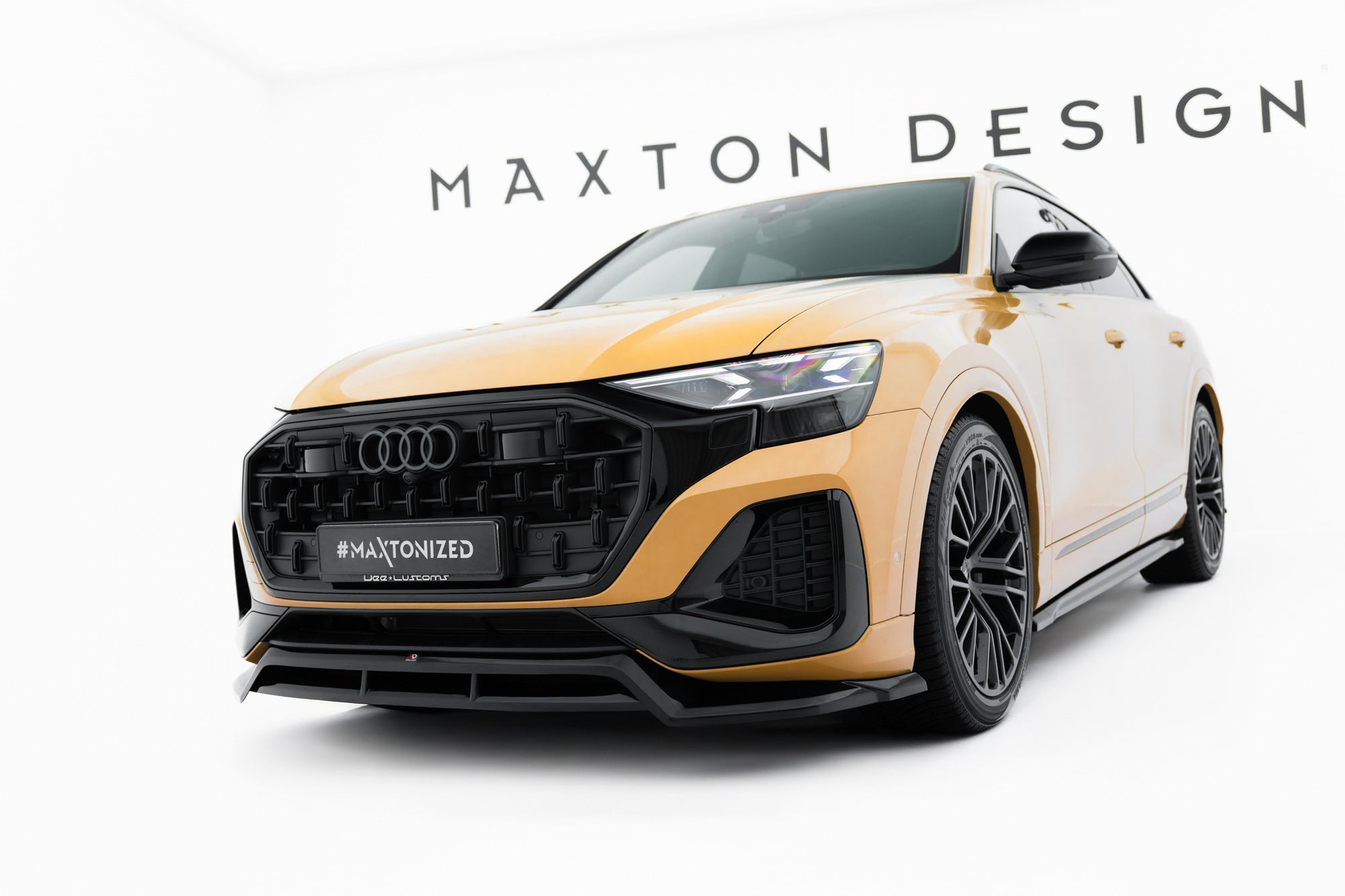 Pachet Set Splitter Exterior Prelungiri Body kit tuning Audi Q8 Mk1 Facelift 2023- v9 - Maxton Design