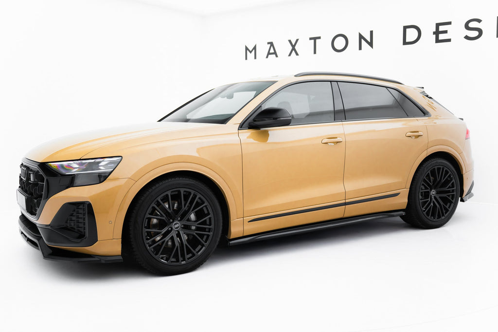 Pachet Set Splitter Exterior Prelungiri Body kit tuning Audi Q8 Mk1 Facelift 2023- v9 - Maxton Design