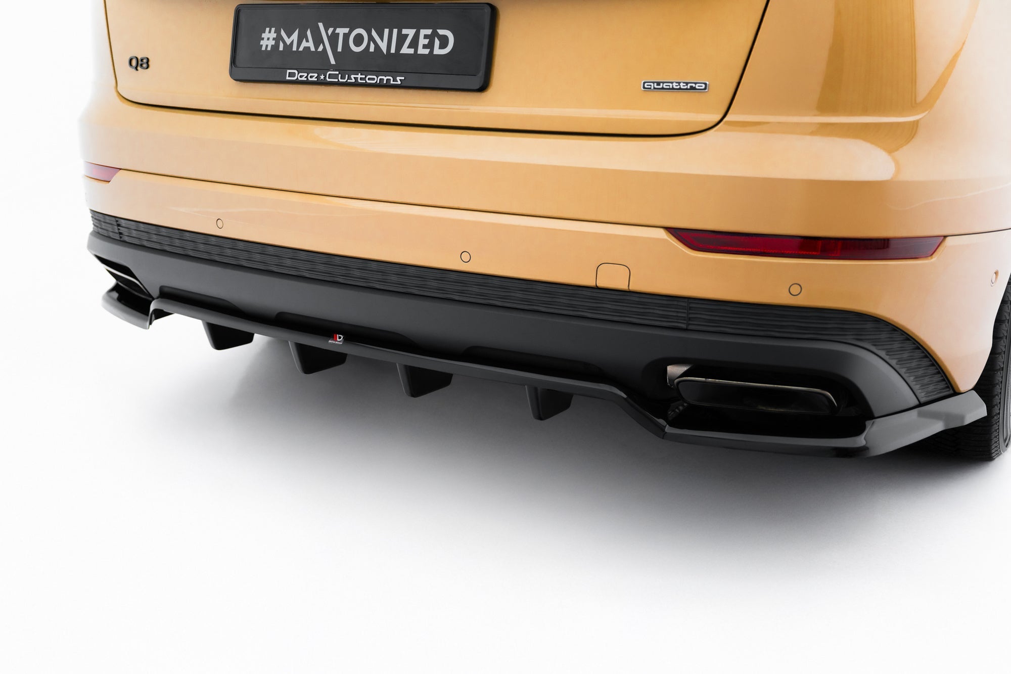 Pachet Set Splitter Exterior Prelungiri Body kit tuning Audi Q8 Mk1 Facelift 2023- v9 - Maxton Design