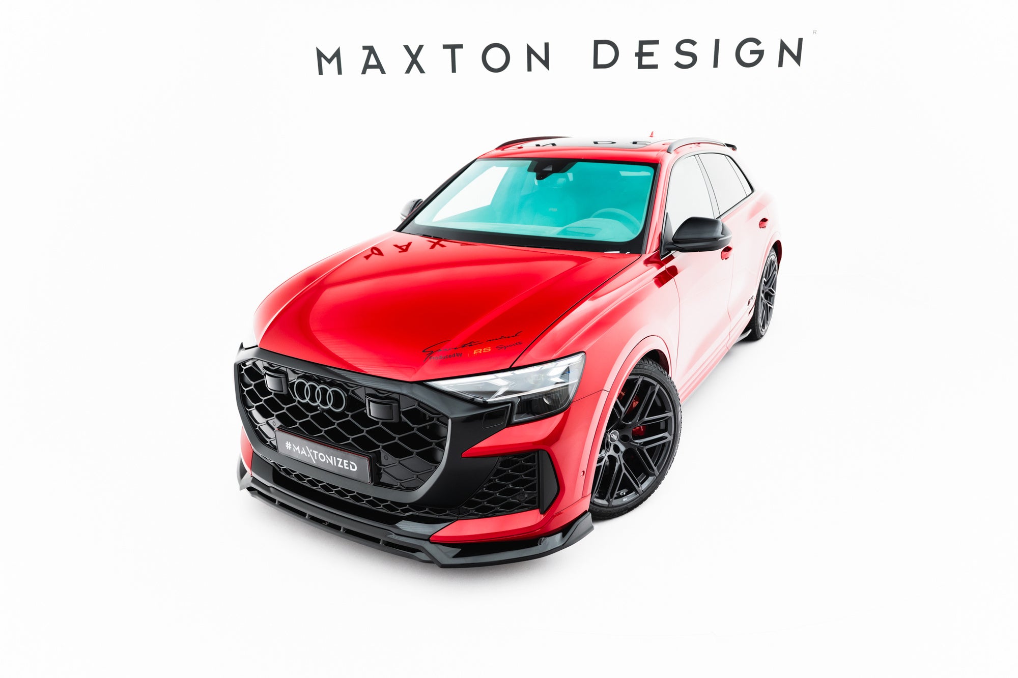 Pachet Set Splitter Exterior Prelungiri Body kit tuning Audi RSQ8 Mk1 Facelift 2023- v10 - Maxton Design