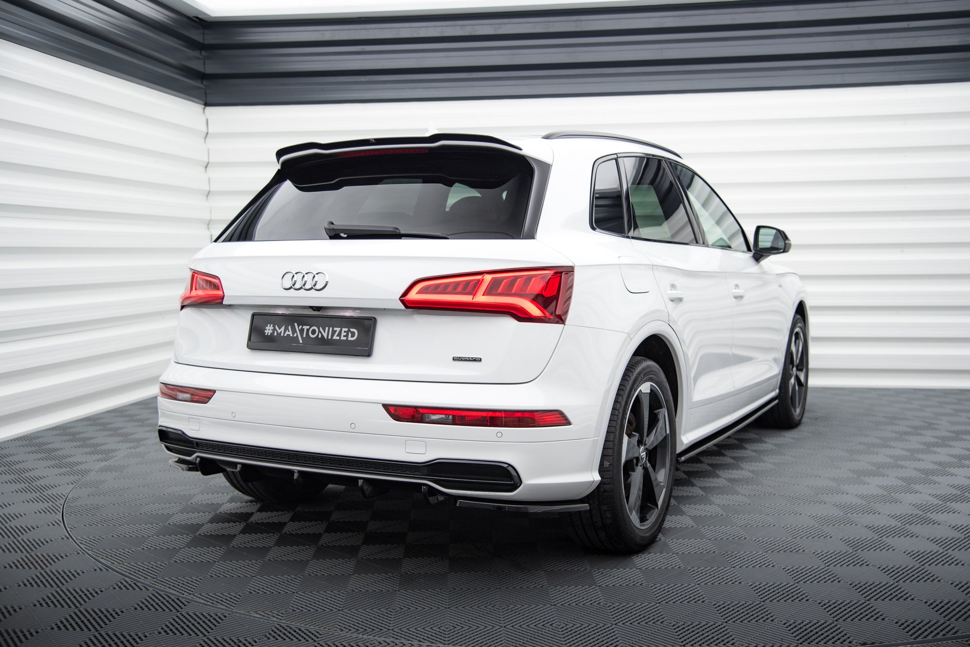 Pachet Set Splitter Exterior Prelungiri Body kit tuning Audi Q5 SQ5 S-Line Mk2 2017-2020 v5 - Maxton Design